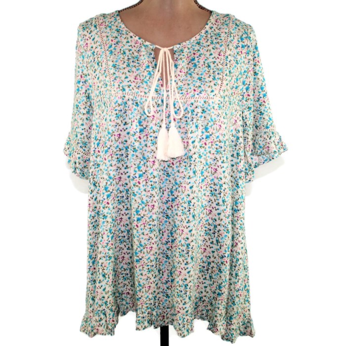 Free people oh my maxi top babydoll buttondown embroidered printed