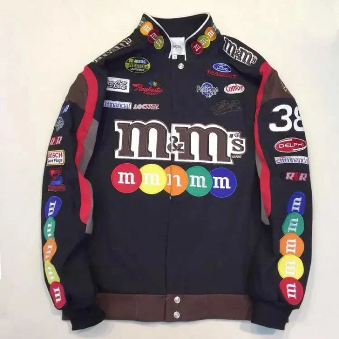 M&m nascar jacket