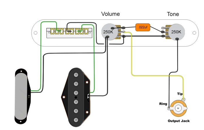 4 way telecaster wiring diagram series