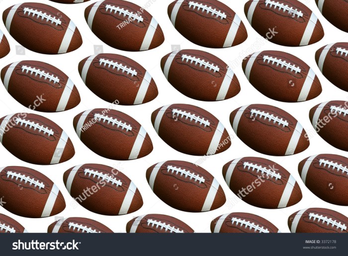 American footballs