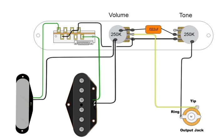 4 way telecaster wiring diagram series