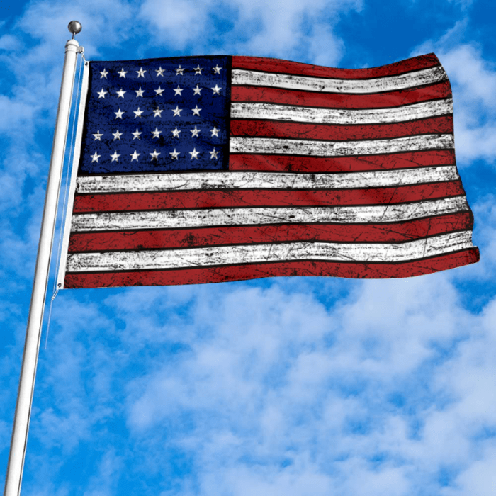 United states flag if the church was the government emphpasizing on Human Rights